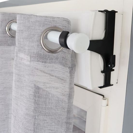 Nivofu 4 Pièces Support De Pince Porte Rideaux, Supports Tringle à