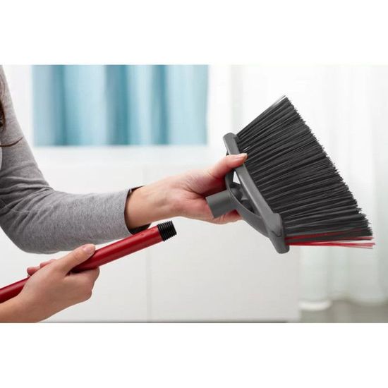 Brosse De Parquet 2 En 1 Vileda - Pour Sols Sensibles, Ramasse Poussières Et Poils D'animaux - 8