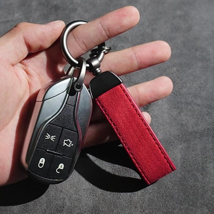 Coque de clé de voiture en cuir alcantara (LEK76) compatible avec Vol,  22,90 €