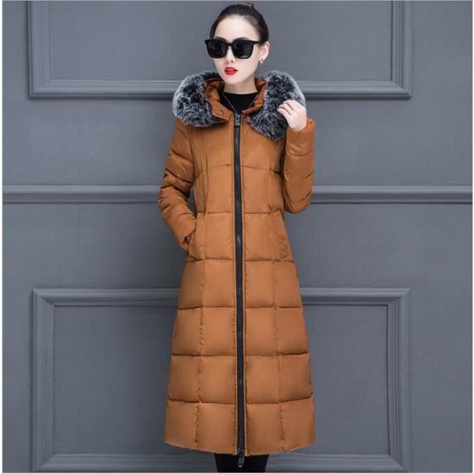 MANTEAU Femme couleur unie Grande Taille Ample Garder au chaud