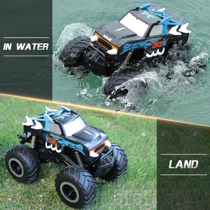 Voiture télécommandée tout terrain amphibie new arrivals