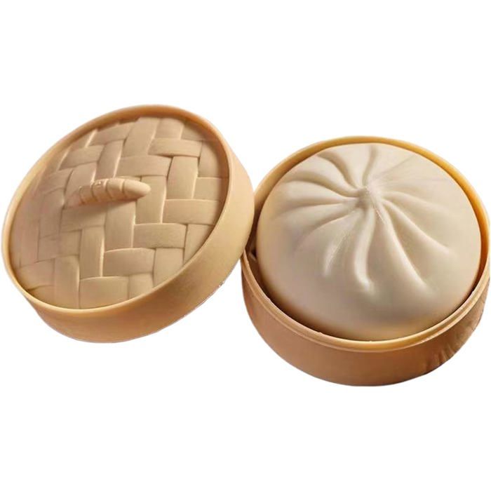Chignon Cuit À La Vapeur Pour Enfants - 4 Pièces - Blanc - Soulage Le