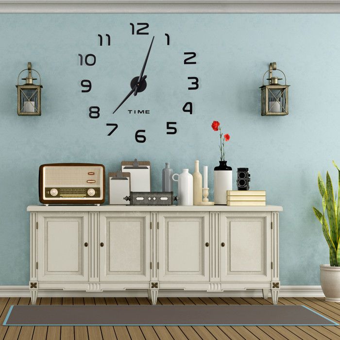 Kit De 5 Ensembles Chiffres D'horloge DIY - Chiffres Arabes Et Romains En Plastique, Pour Réparation Et Décoration