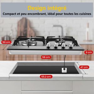 Table de cuisson gaz siemens Cdiscount