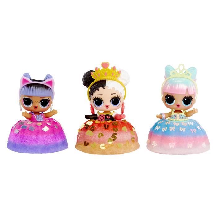 L.O.L. Surprise! Mix & Make Birthday Cake – Poupée Robe Gâteau DIY – 3 Mélanges Et Paillettes – Dès 4 Ans