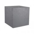 Pot carré Volcania Gris Galet - 49x49x49cm 57L - EDA Plastiques 0,000000-0