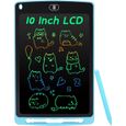 LCD Tablette Enfants, 10 Pouces Tablette Dessin avec écran Coloré, Doodle Pad avec Bouton D'effacement Verrouillable-0
