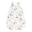 Sac de couchage bébé coton 80 cm - TOTSY BABY - Gigoteuse d'hiver respirante Cerf-0