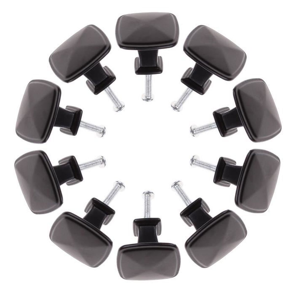 Bouton De Porte A Faire Soi Meme 10 X 23 Mm Dia Petit En Bois Boutons A Faire Soi Meme Armoire Tiroirs Noir Pristonnet Com