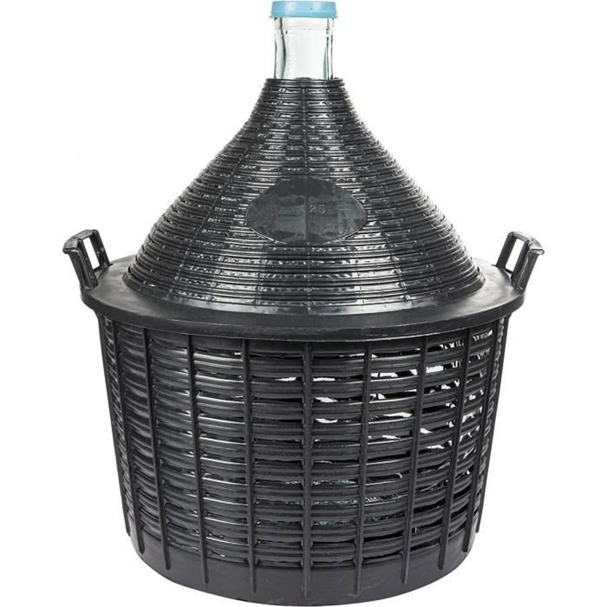Dame-Jeanne En Verre 25 L Goulot Large Avec Corbeille – Parfaite Pour Fermentation Et Conservation