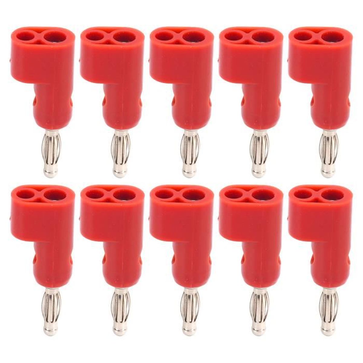 Prise Banane Soudée, 100 Pcs Fiches Banane 4mm Haut-Parleur