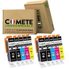 COMETE CONSOMMABLE 33XL - 10 Cartouches d'encre Compatibles EPSON 33 XL (T3351 T3361 T3362 T3363 T3364) pour imprimante Epson Expression
