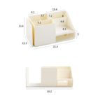 YWEI rabais-Boîte de rangementBoîte de rangement de bureau de grande capacité organisateur de bureau boîte de rangement - White SD97