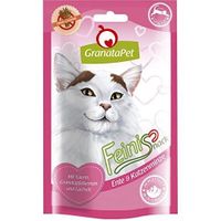 feini Snacks Chat Snack Canard & Herbe pour Chat, Lot de 6 (6 x 50 g) 185134