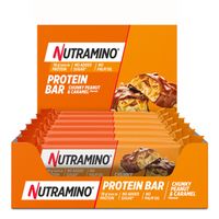 Barres Protéinées - Nutramino Protein Bar - Chunky Peanut & Caramel Boite de 12