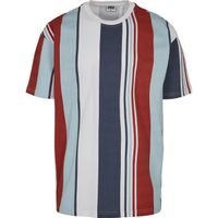 Urban Classics T-shirt Rayé AOP Très Large Homme T-Shirt Manches courtes multicolore