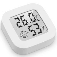 Thermomètre Hygromètre Intérieur Digital à Haute Précision, Moniteur de Température et Humidimètre
