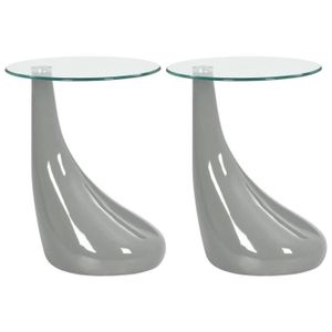 table ronde en verre transparent achat vente table basse table ronde en verre cdiscount