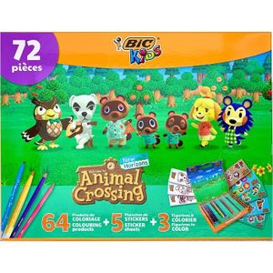 FEUTRES Kids Coffret de Coloriage Animal Crossing 64 produ