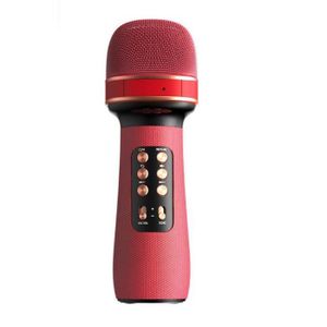Micro à Main Portable Haut-parleur pour Enfants/Adultes Chanter Compatible avec Android/IOS/PC/Smartphone Fede Microphone Karaoké Sans Fil Bluetooth avec Lumière LED Multi couleur