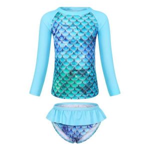 MAILLOT DE NATATION AmzBarley Filles Natation Maillot de Bain Deux piè