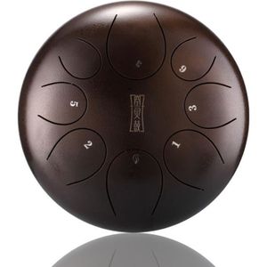 Tambour De Langue En Acier Tambour Vide Innovant De Tambour Lotus Pour Un Son /Éth/ér/é Complet Pour La M/éditation Instrument De Percussion /À Main En Acier Inoxydable Mini Le Zen Et Le Son Le Yoga