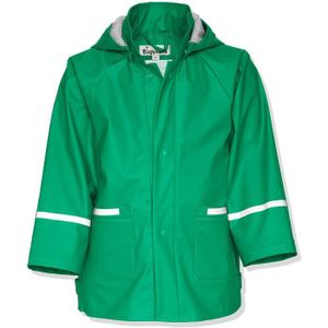 CHARBON À CHICHA Playshoes - Blouson Garçon Waterproof Raincoat - Vert (Green) - FR : Taille unique (Taille fabricant : 7-8 ans) -