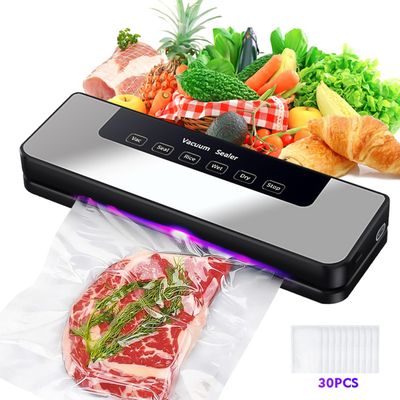 Machine Sous Vide Alimentaire, 6 En 1 Machine Sous Vide Avec Couteau De