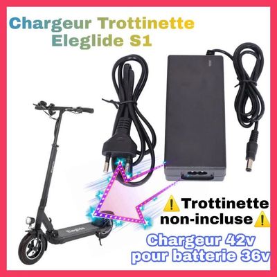 Chargeur Ninebot F40 / F30 Trottinette électrique 42V2A pour