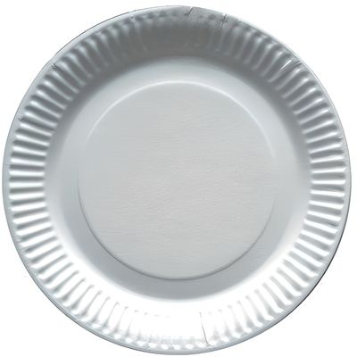 Assiette jetable blanche - Cdiscount