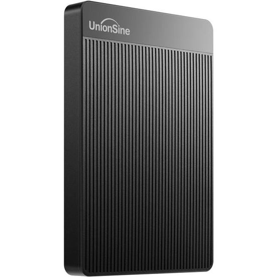Disque Dur Externe 500Go – USB 3.0 – Ultra Fin Aluminium – Or – Portable