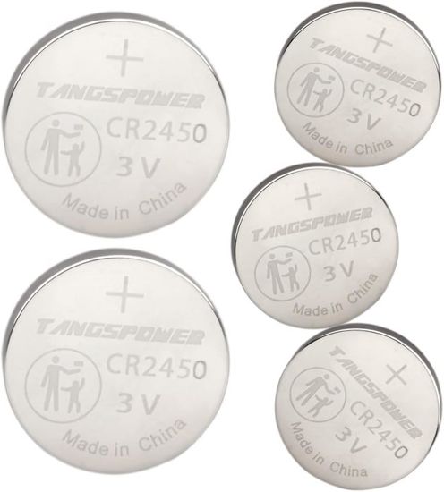 Lot De 5 Piles CR2016 (piles Bouton, 3V) - Wood, Tools & Deco