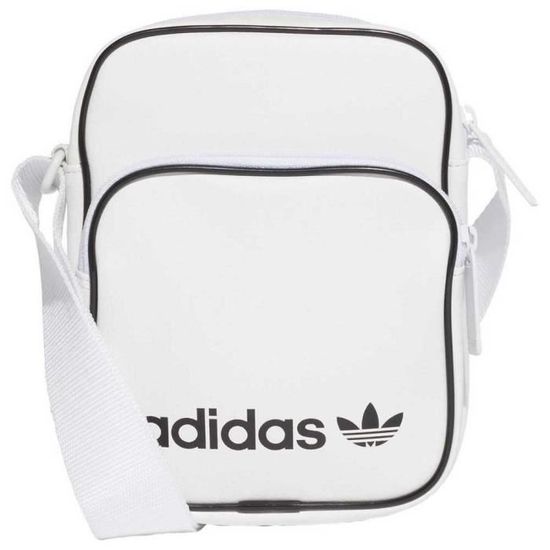 Sacoche Adidas Originals Blanche Vintage blanc Cdiscount Bagagerie Maroquinerie