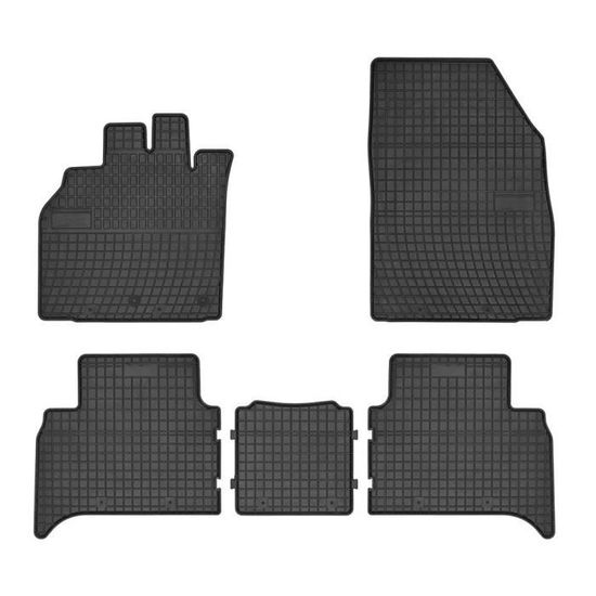 Tapis Sol Renault Scenic IV 2016-2022 - Velours Noir - Sur Mesure - Antidérapant - Fabriqué Italie