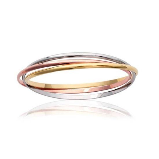 Lot De 3 Bracelets Jonc Acier Inoxydable 316L - Diamètre 6,2 Cm - Neuf Avec étiquettes