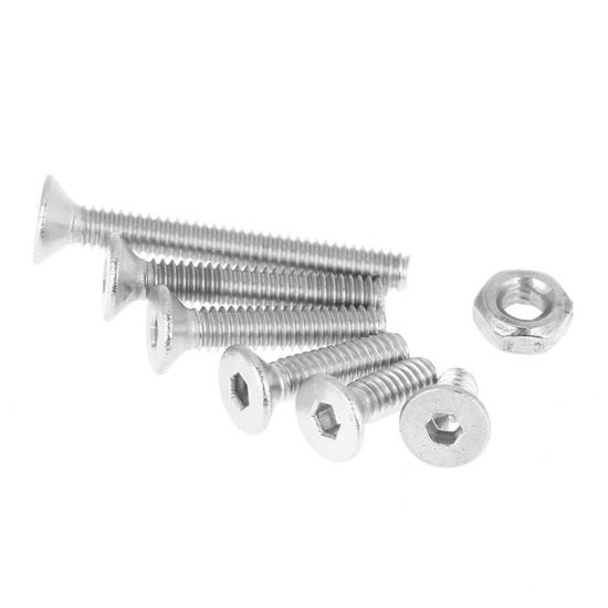 Boulons écrous M6 Acier Inoxydable Pour étriers Frein Vélo Route - Tailles 13/21/23/28/30mm - 10