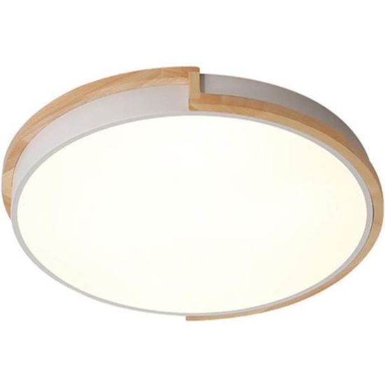 Socle Lumineux LED En Bois De Caoutchouc 6 Cm - Base éclairage USB Pour Boule De Cristal, Décor