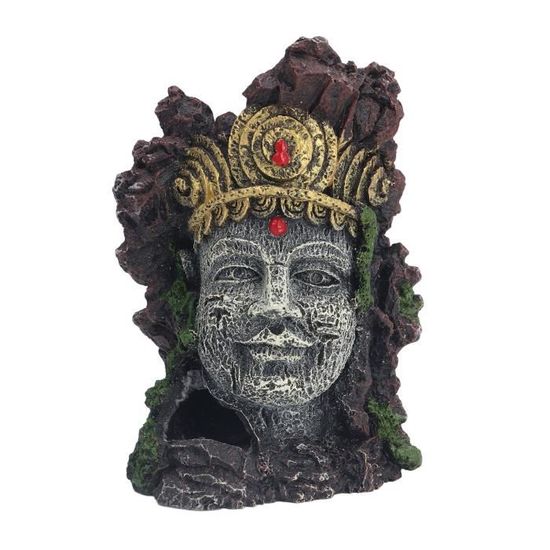 Décoration d'aquarium de statue de tête de bouddha Décoration de
