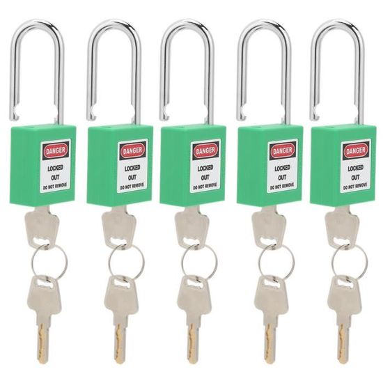 Lot De Cadenas Lot De 5 Cadenas De Sécurité ALLOMN - Rouge 38mm - Haute Sécurité Industriel - 2 Clés Par Cadenas Cadenas Sécurité Rouge Lot De Cadenas Lot De 5 Cadenas De Sécurité ALLOMN - Rouge 38mm - Haute Sécurité Industriel - 2 Clés Par Cadenas Cadenas Sécurité Rouge