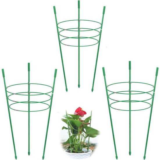 ValueHall Plantes Enjeu De Soutien Jardin En Métal Plant Stake Vert 6