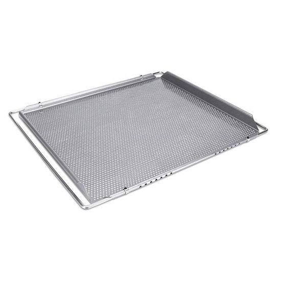 Lot De 3 Plaques à Pizza Rondes 32 Cm En Acier Carbone – Perforées, Antiadhésives, Pour Four Domestique Ou Pro