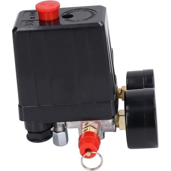 Pressostat De Compresseur D'air 2E21-008X - Plage 145-175 PSI - Port Unique - Remplacement PUMA
