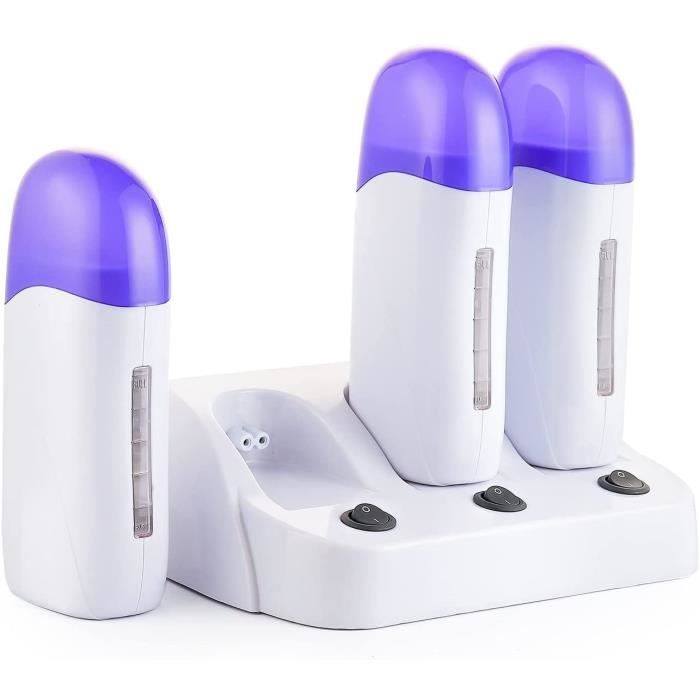 Chauffe cire professionnel roll on epilation double roll on cire