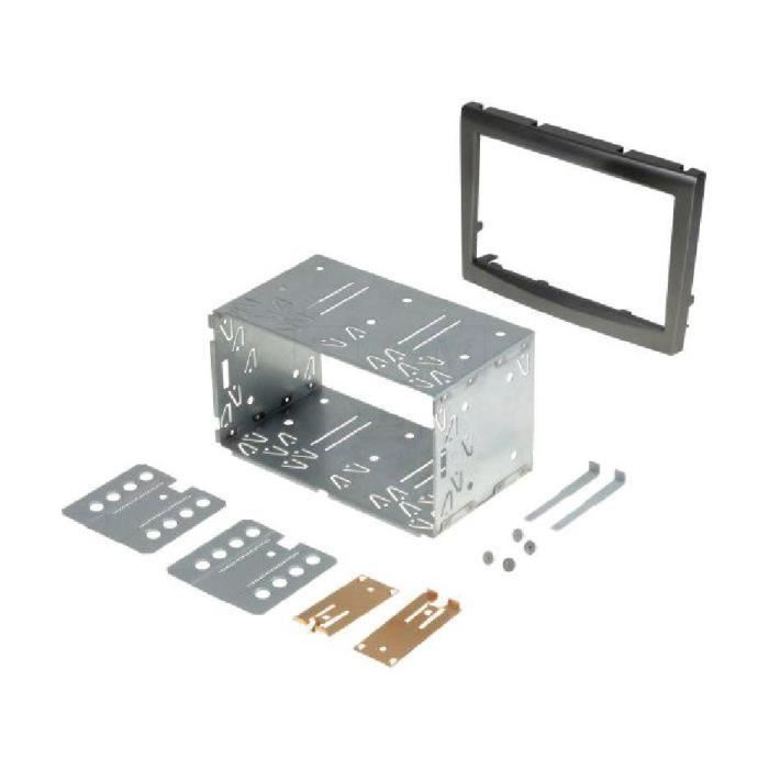 Facade autoradio 2DIN Porsche 911/ Boxster/ Cayman - Gris - ADNAuto