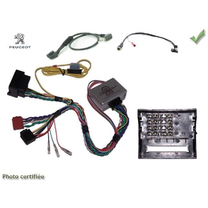 Interface Cde au Volant Peugeot ap04 Fakra avec radars recul Clarion - ADNAuto - ADN-CAV