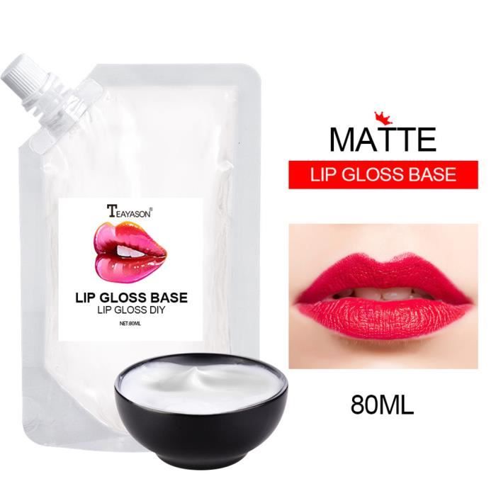 TEAYASON New DIY Transparent Lip Gloss Lip Glaze Base Hydratant 80 ml@1