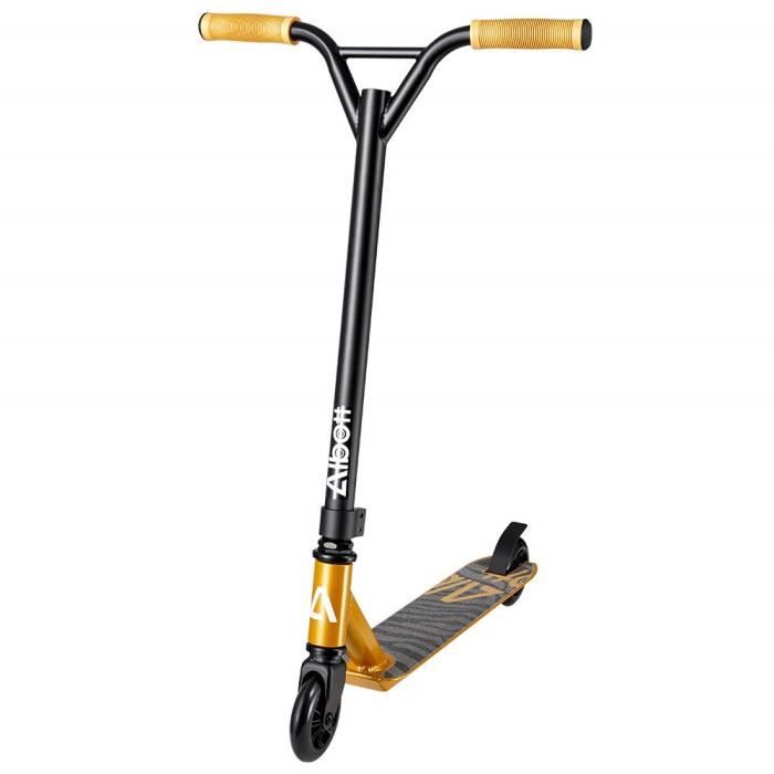 Albott Trottinette Freestyle Pro Stunt Scooter Trottinette Enfant-Résistante aux Acrobaties et Sauts-Pont lger en Aluminium-ABEC 9 R