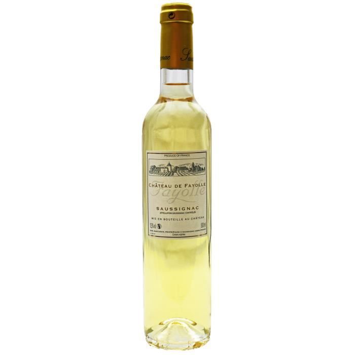 Château de Fayolle, Saussignac, Doux (Bergerac), 2013 Demi-Litres, 50 cl. - Vin Blanc