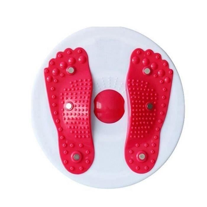 Machine de Torsion Fitness équilibre Taille Torsion Disque Balance Massage Physique ROUGE Aw57211