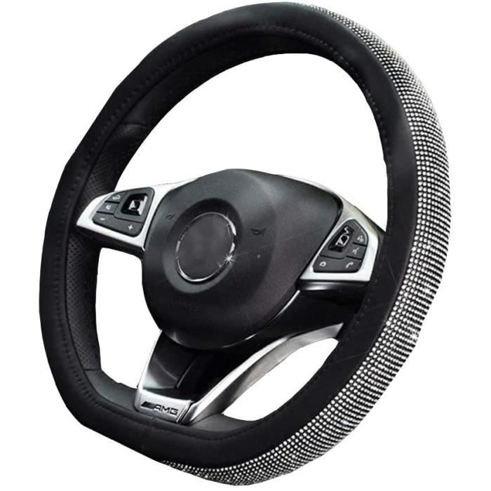 VOLANT Couvre Volant De Type D Incrusteacutes De Strass De Qualiteacute Mode Plaisir Luxueux De La Noblesse Diamegravetre en For999